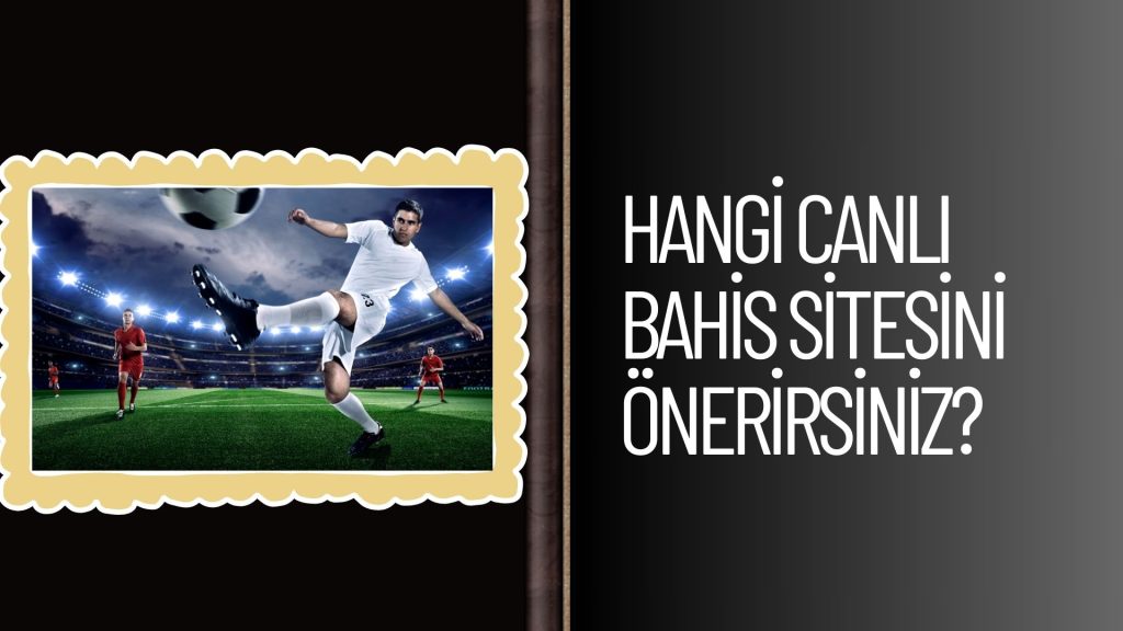 Hangi Canlı Bahis Sitesini Önerirsiniz